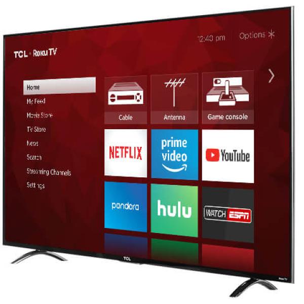 TCL 6-Series 4K UHD Dolby Vision HDR QLED Roku Smart TV